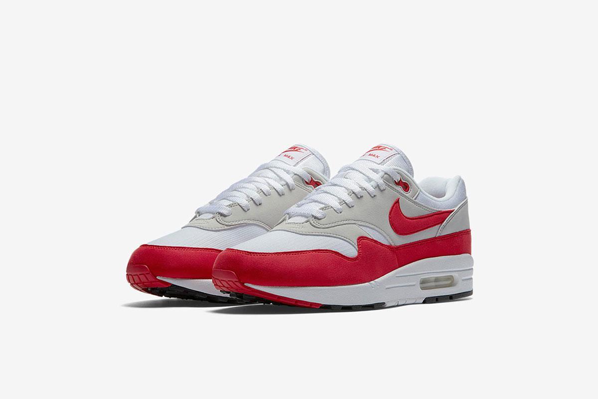 Nike air max 1 anniversary red for sale hotsell